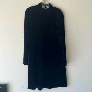 Long sleeve mock turtleneck, dress